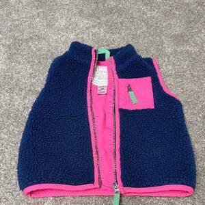 Carter's Pink and Blue Fleece Vest